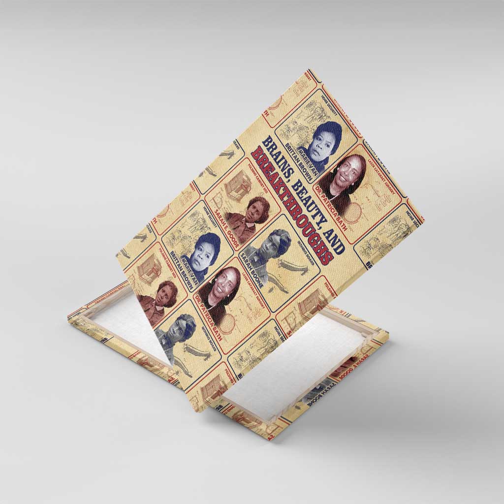 Brains Beauty And Breakthroughs Canvas Wall Art Trailblazing Black Women Inventors and Innovators - African Pride