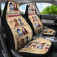 Brains Beauty And Breakthroughs Car Seat Cover Trailblazing Black Women Inventors and Innovators - African Pride