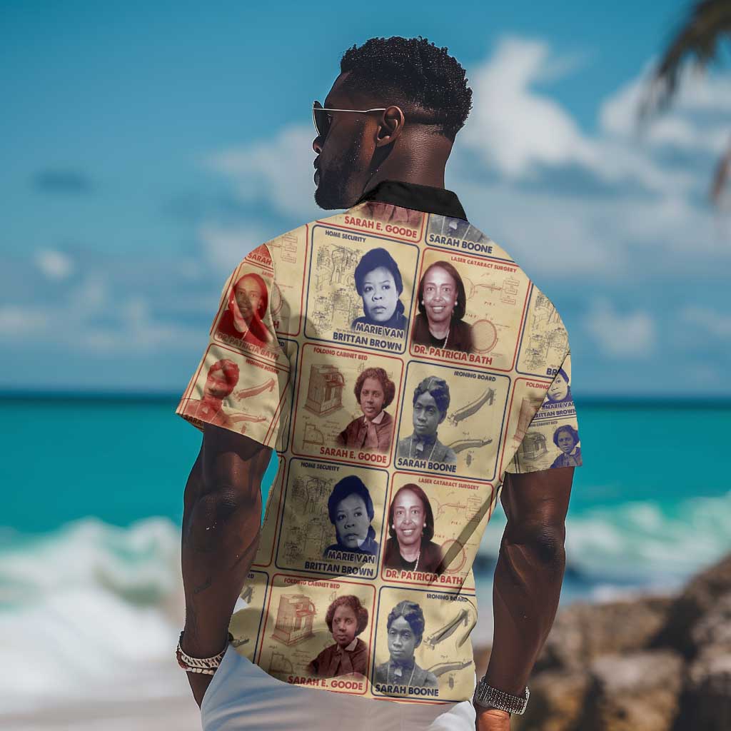 Brains Beauty And Breakthroughs Hawaiian Shirt Trailblazing Black Women Inventors and Innovators - African Pride