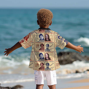 Brains Beauty And Breakthroughs Kid Hawaiian Shirt Trailblazing Black Women Inventors and Innovators - African Pride