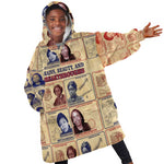 Brains Beauty And Breakthroughs Kid Wearable Blanket Hoodie Trailblazing Black Women Inventors and Innovators - African Pride