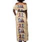 Brains Beauty And Breakthroughs Off Shoulder Maxi Dress Trailblazing Black Women Inventors and Innovators - African Pride