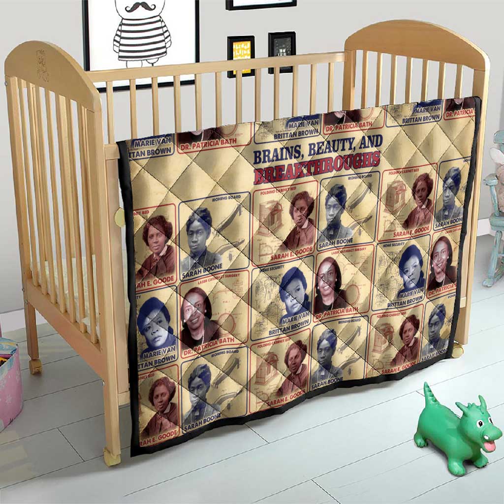 Brains Beauty And Breakthroughs Quilt Trailblazing Black Women Inventors and Innovators - African Pride