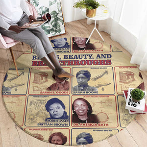 Brains Beauty And Breakthroughs Round Carpet Trailblazing Black Women Inventors and Innovators - African Pride