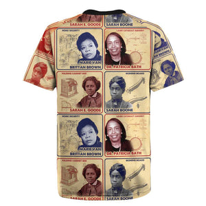 Brains Beauty And Breakthroughs Rugby Jersey Trailblazing Black Women Inventors and Innovators - African Pride