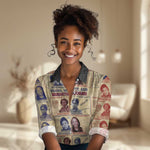 Brains Beauty And Breakthroughs Women Casual Shirt Trailblazing Black Women Inventors and Innovators - African Pride