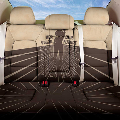 Her Vision Our Future Back Car Seat Cover Influential Black Women Inventors and Pioneers - African Pride