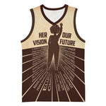 Her Vision Our Future Basketball Jersey Influential Black Women Inventors and Pioneers - African Pride