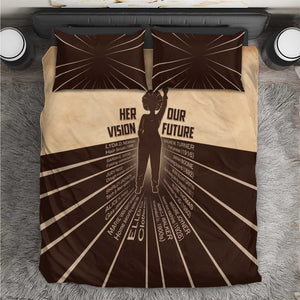 Her Vision Our Future Bedding Set Influential Black Women Inventors and Pioneers - African Pride