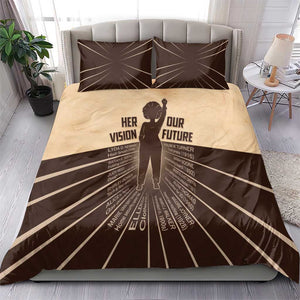 Her Vision Our Future Bedding Set Influential Black Women Inventors and Pioneers - African Pride