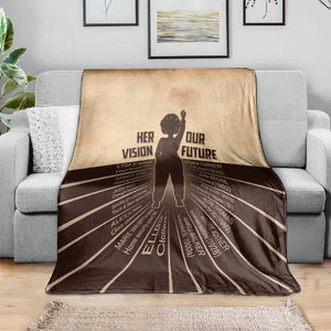 Her Vision Our Future Blanket Influential Black Women Inventors and Pioneers - African Pride