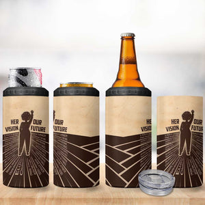 Her Vision Our Future 4 in 1 Can Cooler Tumbler Influential Black Women Inventors and Pioneers - African Pride
