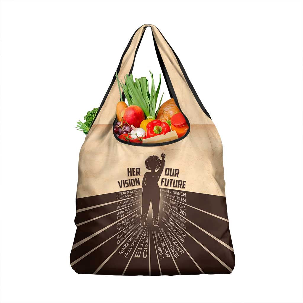Her Vision Our Future Grocery Bag Influential Black Women Inventors and Pioneers - African Pride