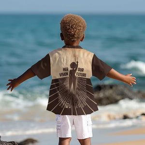 Her Vision Our Future Kid Hawaiian Shirt Influential Black Women Inventors and Pioneers - African Pride