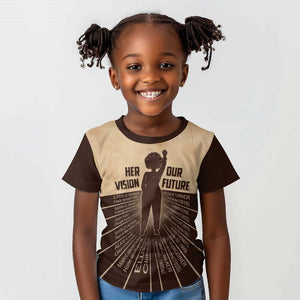 Her Vision Our Future Kid T shirt Influential Black Women Inventors and Pioneers - African Pride