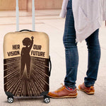 Her Vision Our Future Luggage Cover Influential Black Women Inventors and Pioneers - African Pride