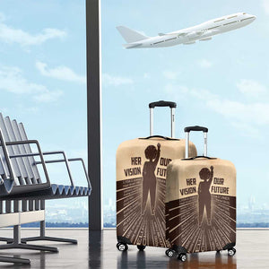 Her Vision Our Future Luggage Cover Influential Black Women Inventors and Pioneers - African Pride
