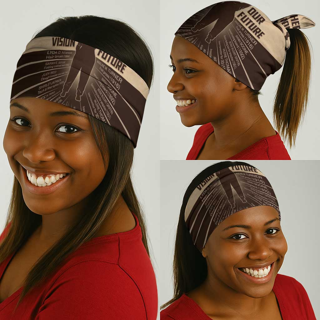 Her Vision Our Future Neck Gaiter Influential Black Women Inventors and Pioneers - African Pride
