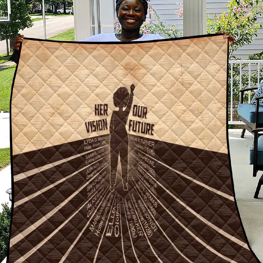 Her Vision Our Future Quilt Influential Black Women Inventors and Pioneers - African Pride