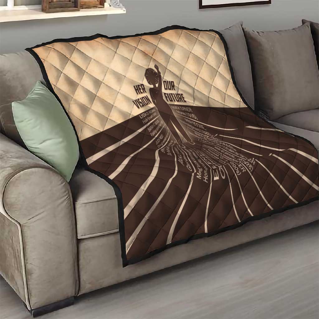 Her Vision Our Future Quilt Influential Black Women Inventors and Pioneers - African Pride