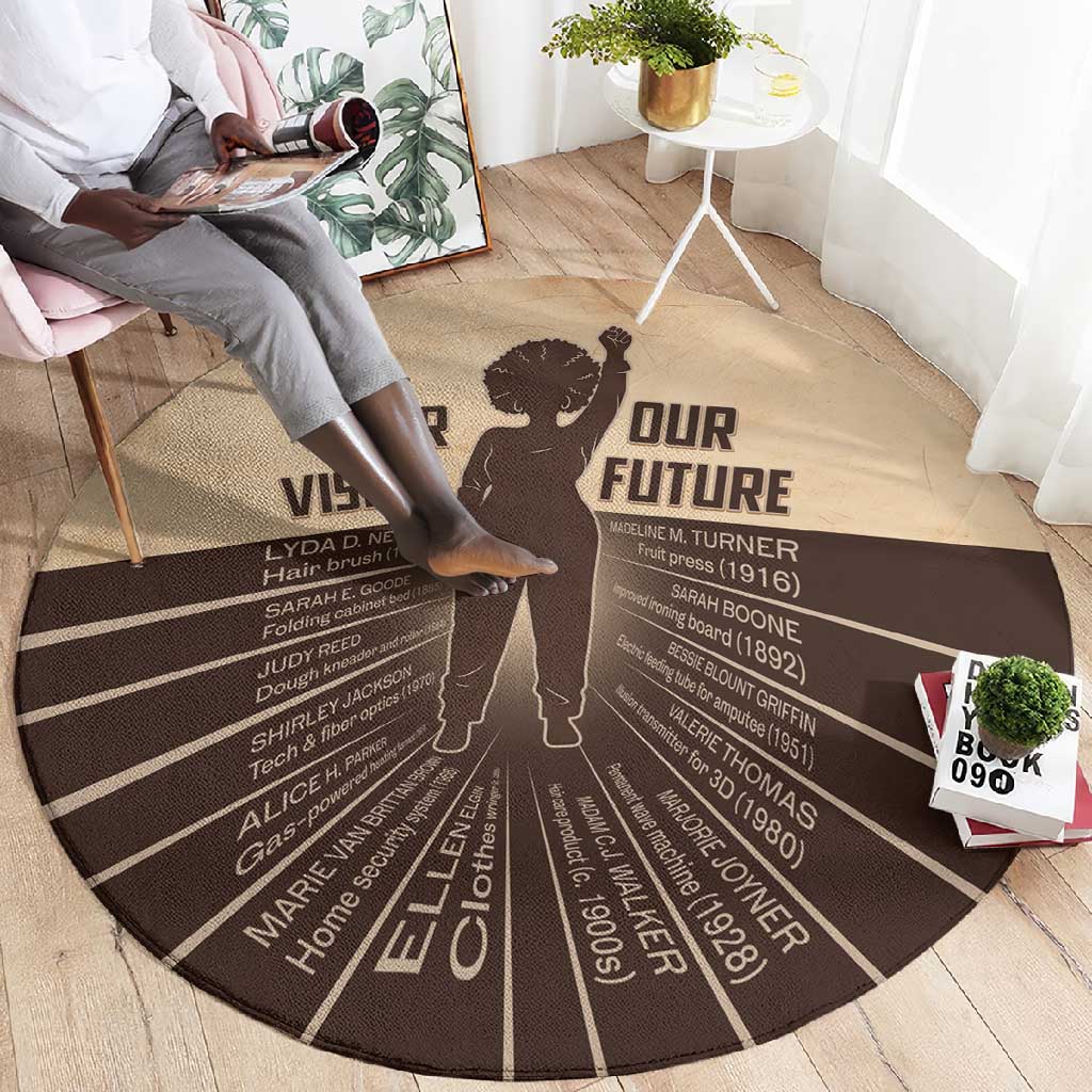 Her Vision Our Future Round Carpet Influential Black Women Inventors and Pioneers - African Pride