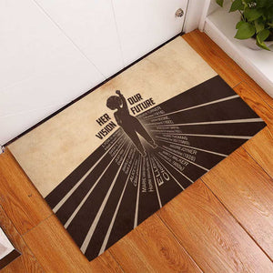 Her Vision Our Future Rubber Doormat Influential Black Women Inventors and Pioneers - African Pride