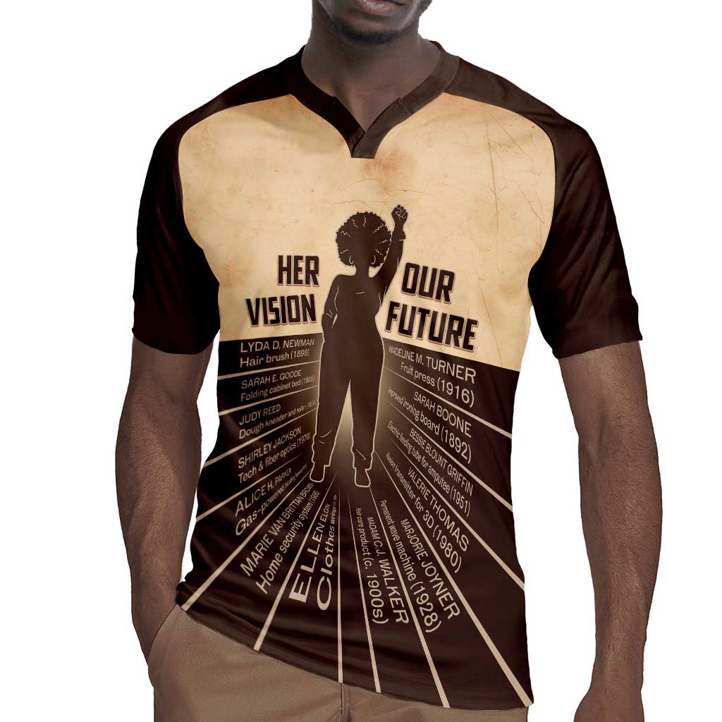 Her Vision Our Future Rugby Jersey Influential Black Women Inventors and Pioneers - African Pride
