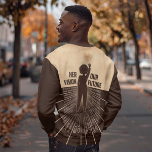 Her Vision Our Future Sweatshirt Influential Black Women Inventors and Pioneers - African Pride