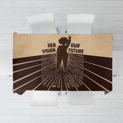 Her Vision Our Future Tablecloth Influential Black Women Inventors and Pioneers - African Pride