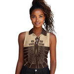 Her Vision Our Future Women Sleeveless Polo Shirt Influential Black Women Inventors and Pioneers - African Pride