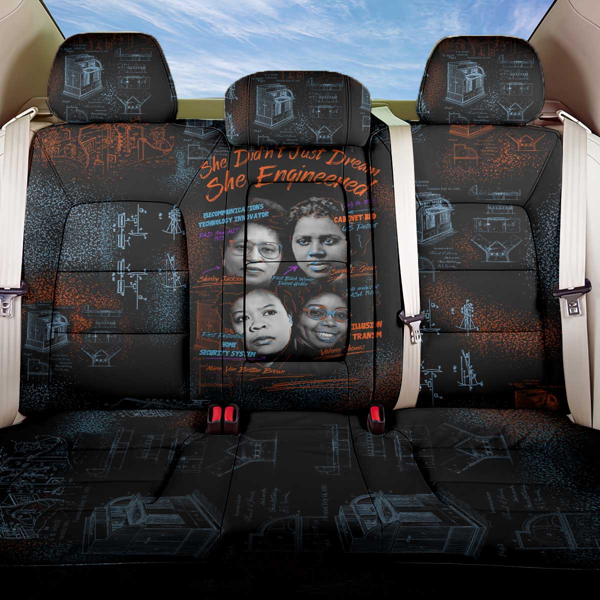 She Didn't Just Dream She Engineered Back Car Seat Cover Trailblazing ...