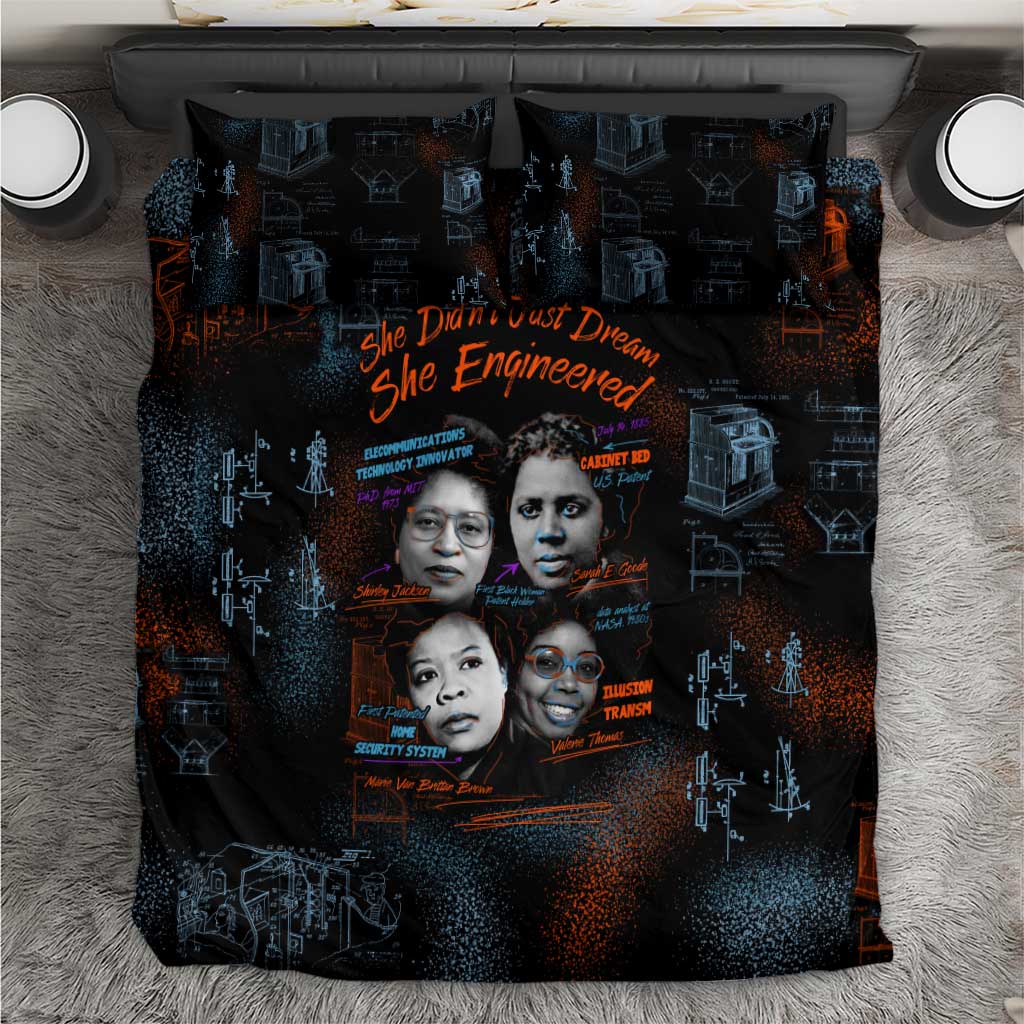 She Didn't Just Dream She Engineered Bedding Set Trailblazing Black Women Innovators - African Pride