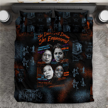 She Didn't Just Dream She Engineered Bedding Set Trailblazing Black Women Innovators - African Pride