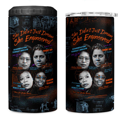 She Didn't Just Dream She Engineered 4 in 1 Can Cooler Tumbler Trailblazing Black Women Innovators - African Pride