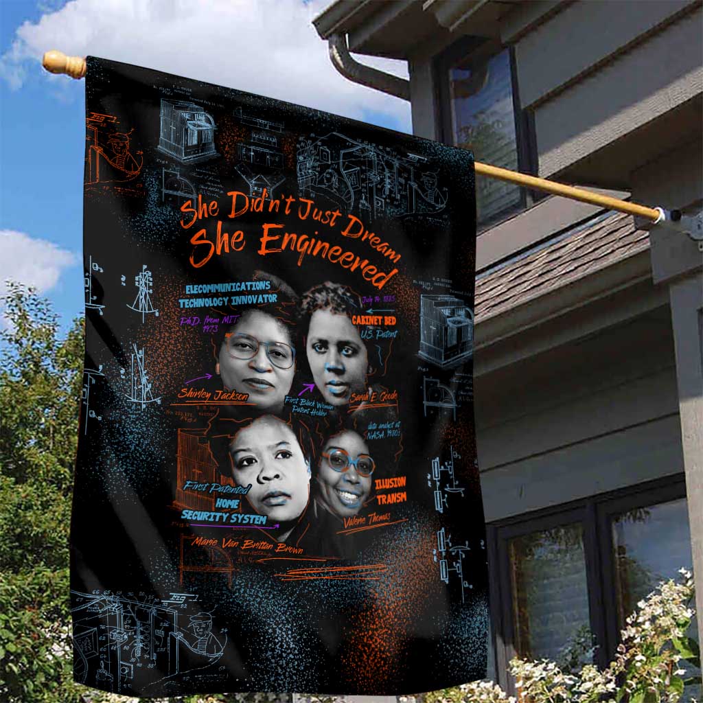 She Didn't Just Dream She Engineered Garden Flag Trailblazing Black Women Innovators - African Pride