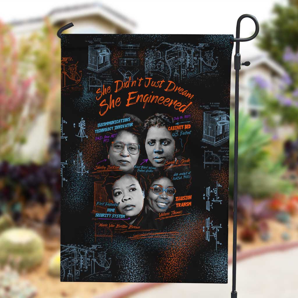 She Didn't Just Dream She Engineered Garden Flag Trailblazing Black Women Innovators - African Pride