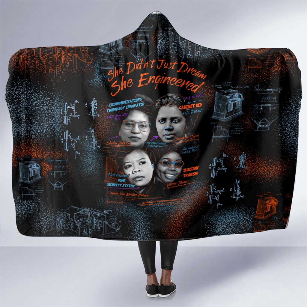 She Didn't Just Dream She Engineered Hooded Blanket Trailblazing Black Women Innovators - African Pride
