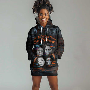 She Didn't Just Dream She Engineered Hoodie Dress Trailblazing Black Women Innovators - African Pride