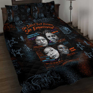 She Didn't Just Dream She Engineered Quilt Bed Set Trailblazing Black Women Innovators - African Pride