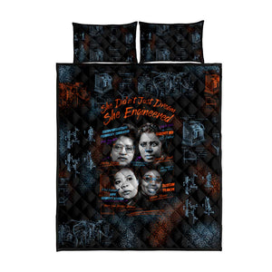 She Didn't Just Dream She Engineered Quilt Bed Set Trailblazing Black Women Innovators - African Pride