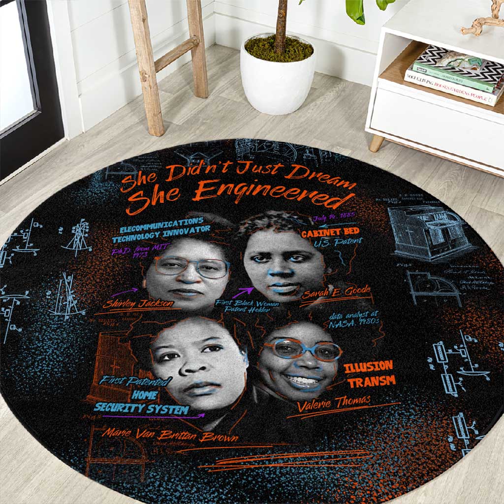 She Didn't Just Dream She Engineered Round Carpet Trailblazing Black Women Innovators - African Pride