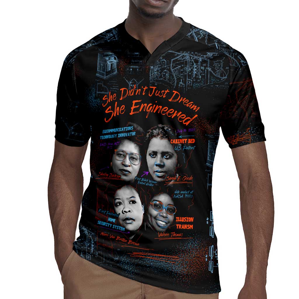 She Didn't Just Dream She Engineered Rugby Jersey Trailblazing Black Women Innovators - African Pride