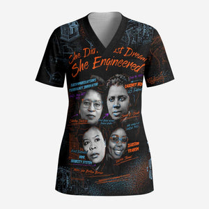 She Didn't Just Dream She Engineered Scrub Top Trailblazing Black Women Innovators - African Pride