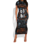 She Didn't Just Dream She Engineered Short Sleeve Bodycon Dress Trailblazing Black Women Innovators - African Pride