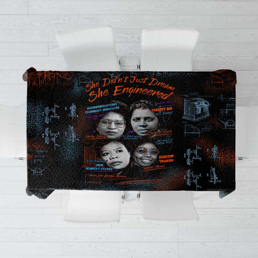 She Didn't Just Dream She Engineered Tablecloth Trailblazing Black Women Innovators - African Pride