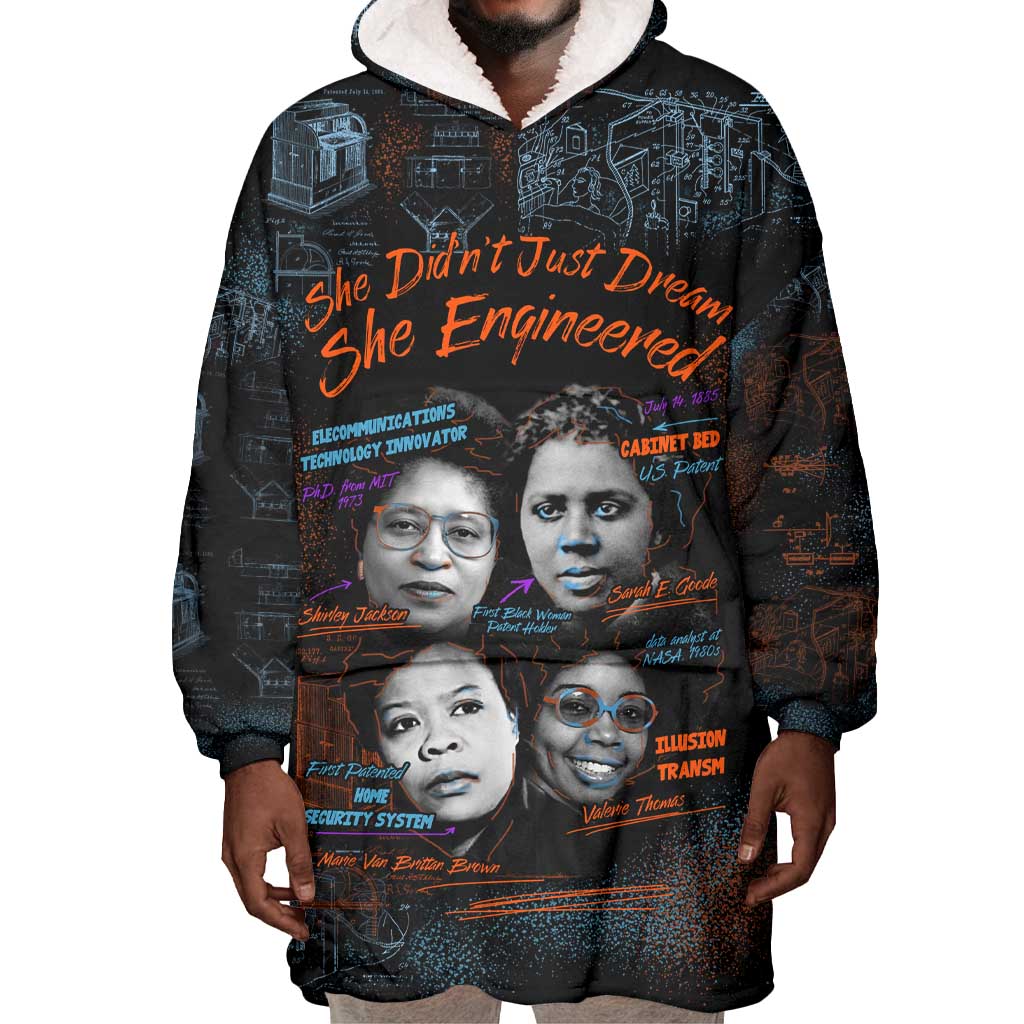She Didn't Just Dream She Engineered Wearable Blanket Hoodie Trailblazing Black Women Innovators - African Pride
