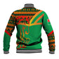 Burkina Faso Heritage Baseball Jacket Tribal Spears and National Emblem - African Pride