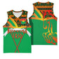 Burkina Faso Heritage Basketball Jersey Tribal Spears and National Emblem - African Pride
