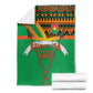 Burkina Faso Heritage Blanket Tribal Spears and National Emblem - African Pride