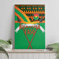 Burkina Faso Heritage Canvas Wall Art Tribal Spears and National Emblem - African Pride
